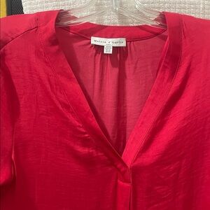 Maison d'Amélie Red Blouse